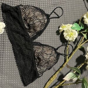 Victoria's Secret Black Lace Bralette